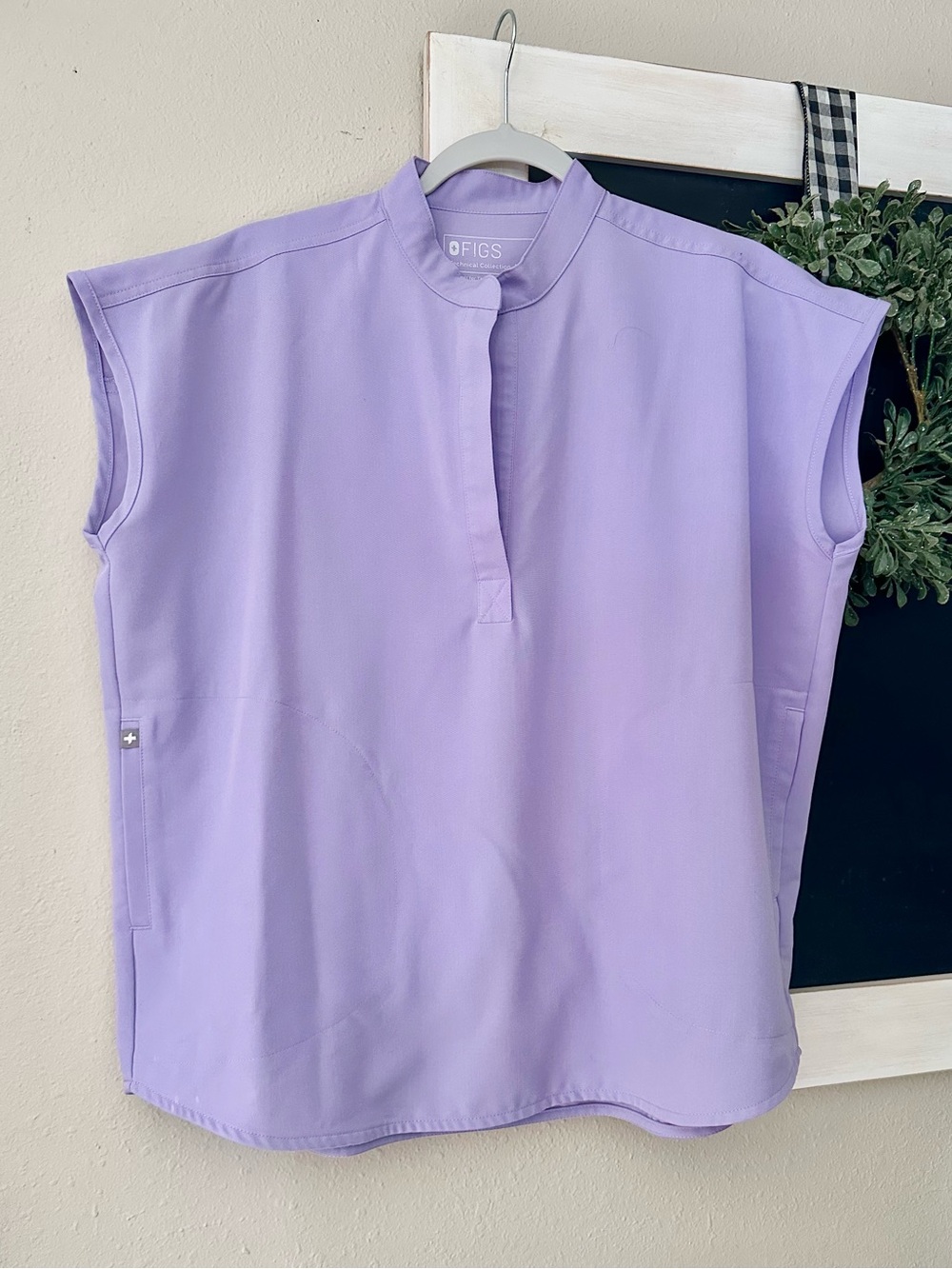 FIGS Lavender Dew Rafaela Top